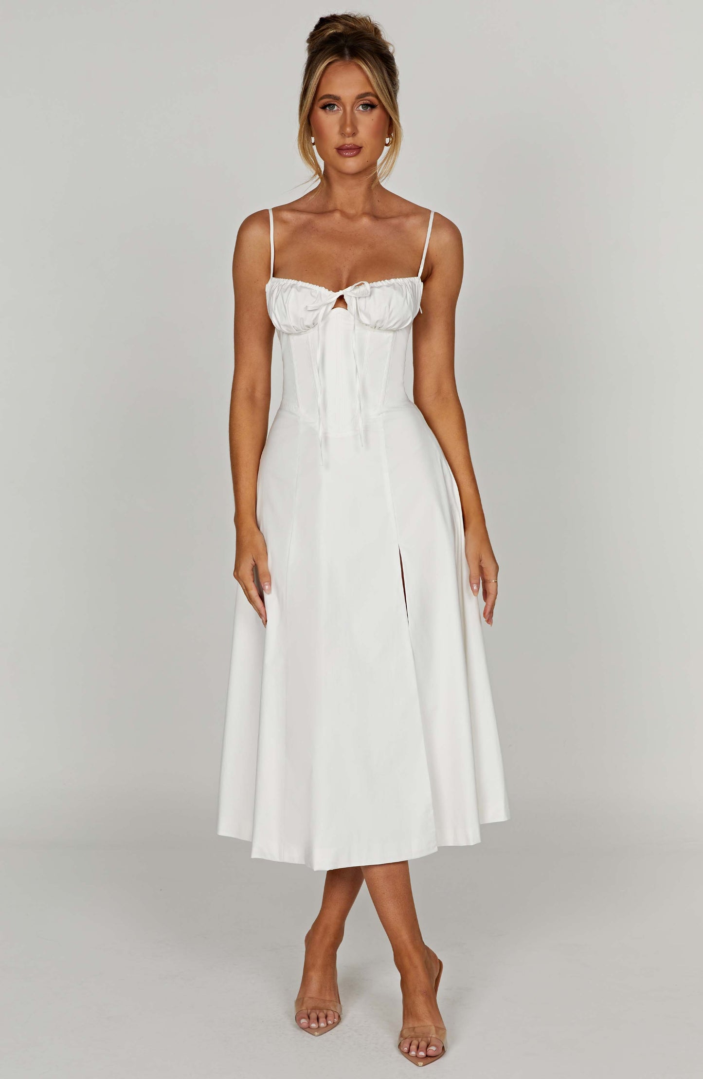 Vestido Midi Deanna - Marfil