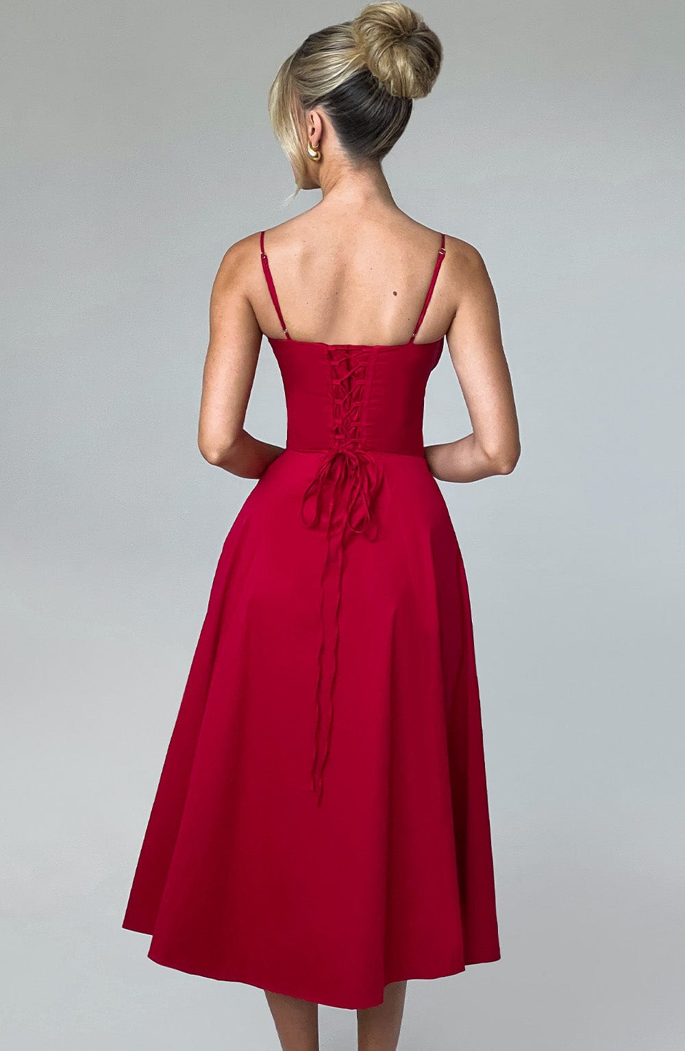 Vestido Midi Deanna - Rojo