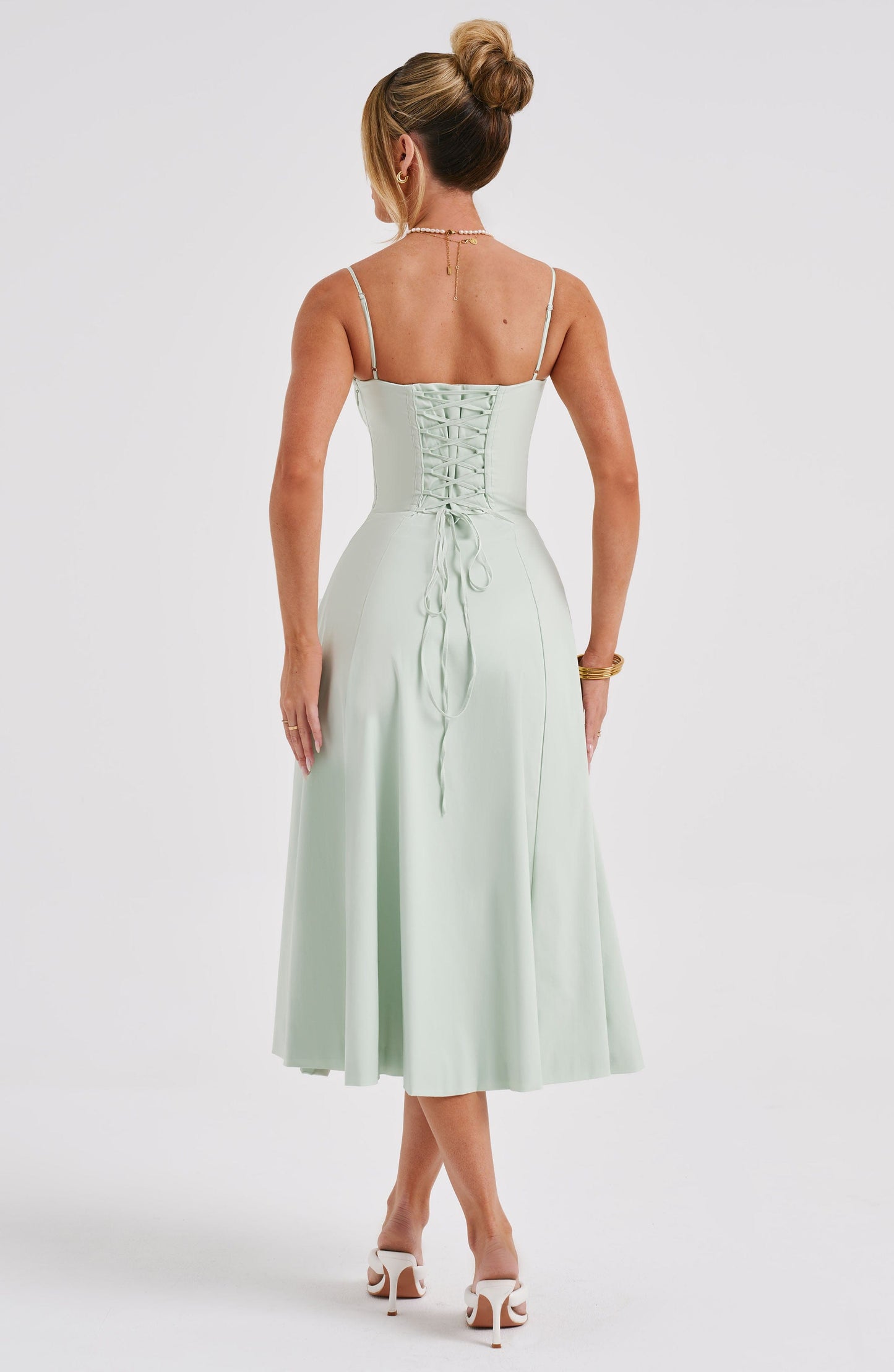 Vestido Midi Deanna - Salvia