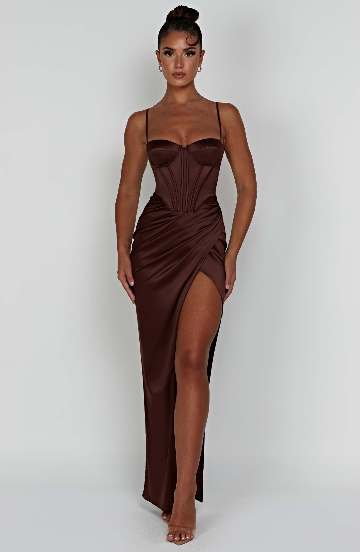 Vestido Maxi Despina - Chocolate