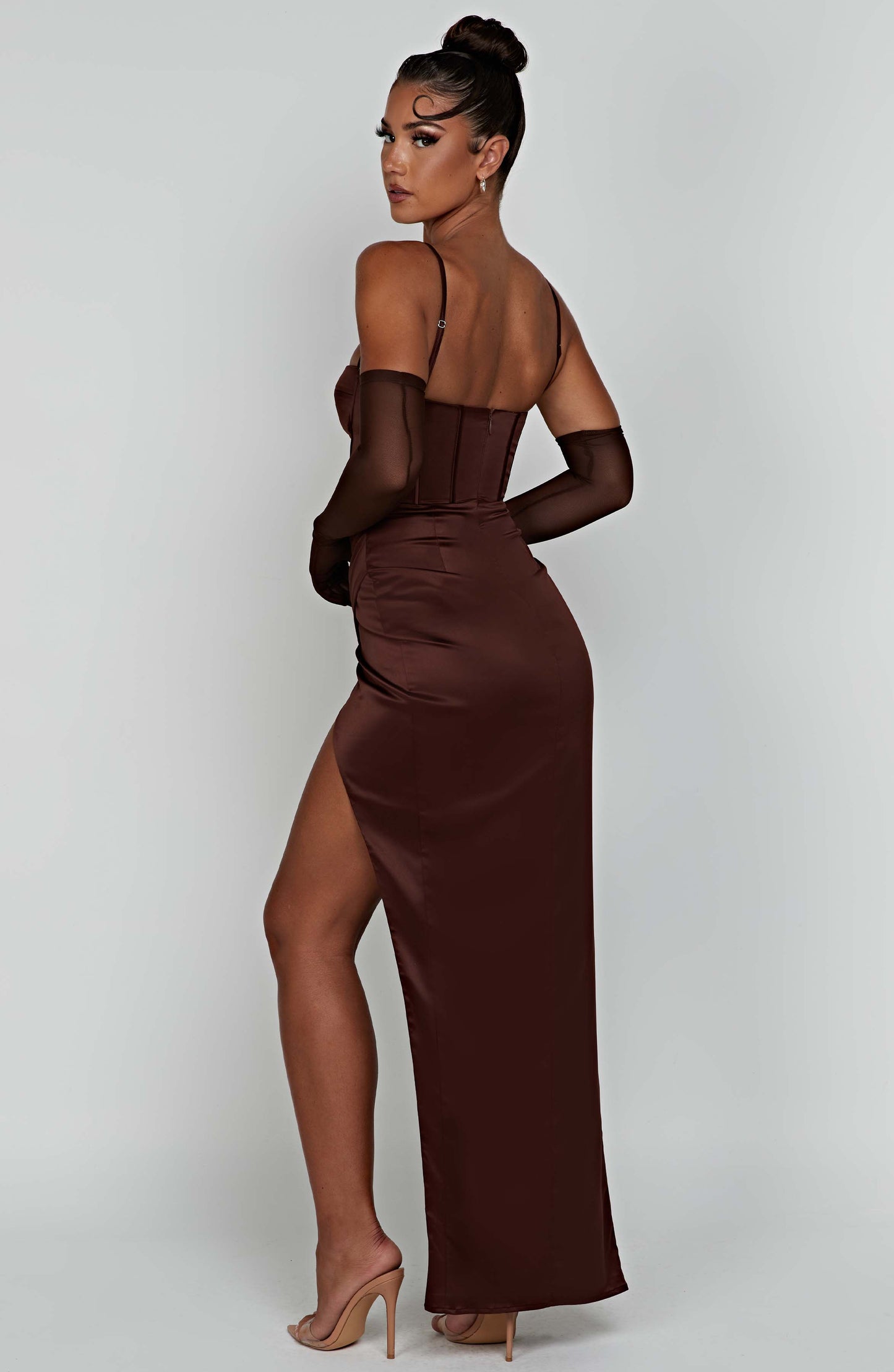 Vestido Maxi Despina - Chocolate