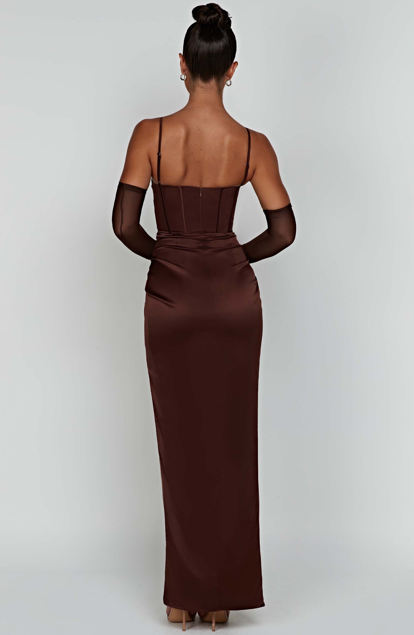 Vestido Maxi Despina - Chocolate