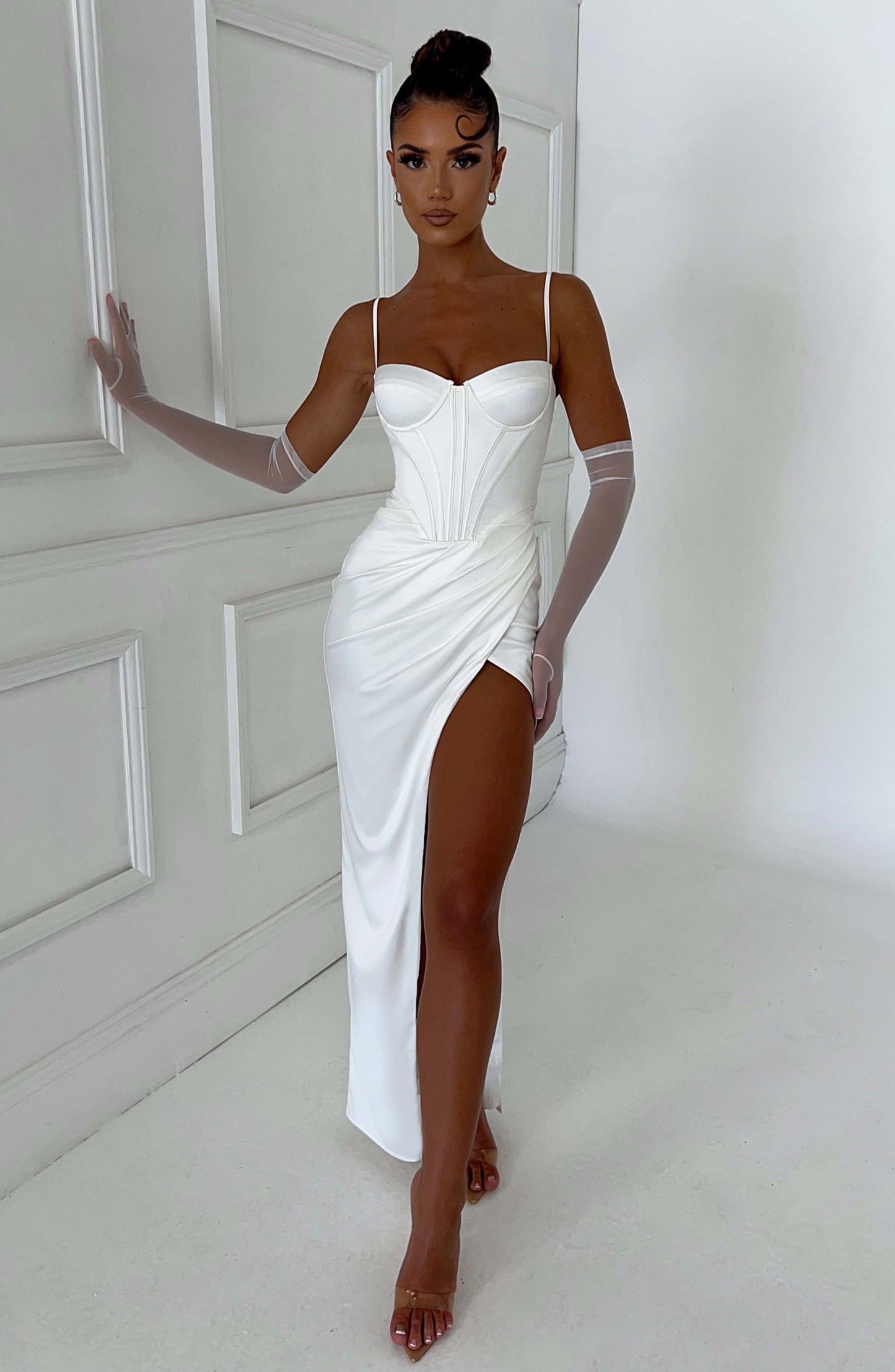 Vestido Maxi Despina - Marfil