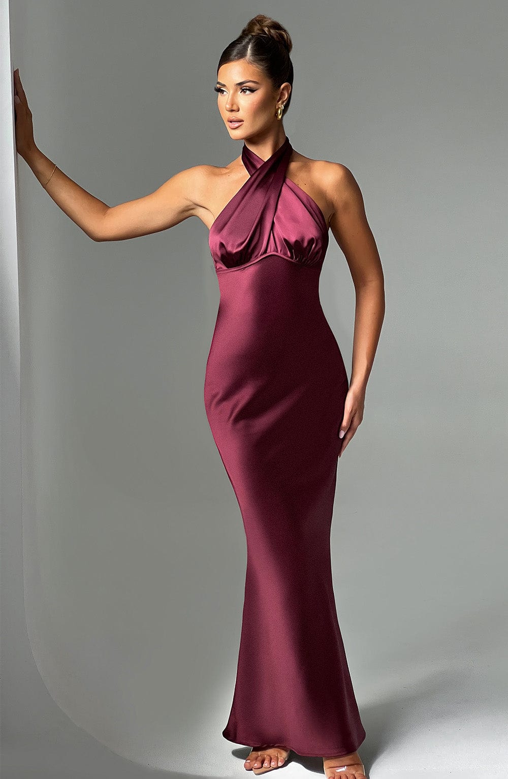 Vestido Maxi Dimitra - Burdeos