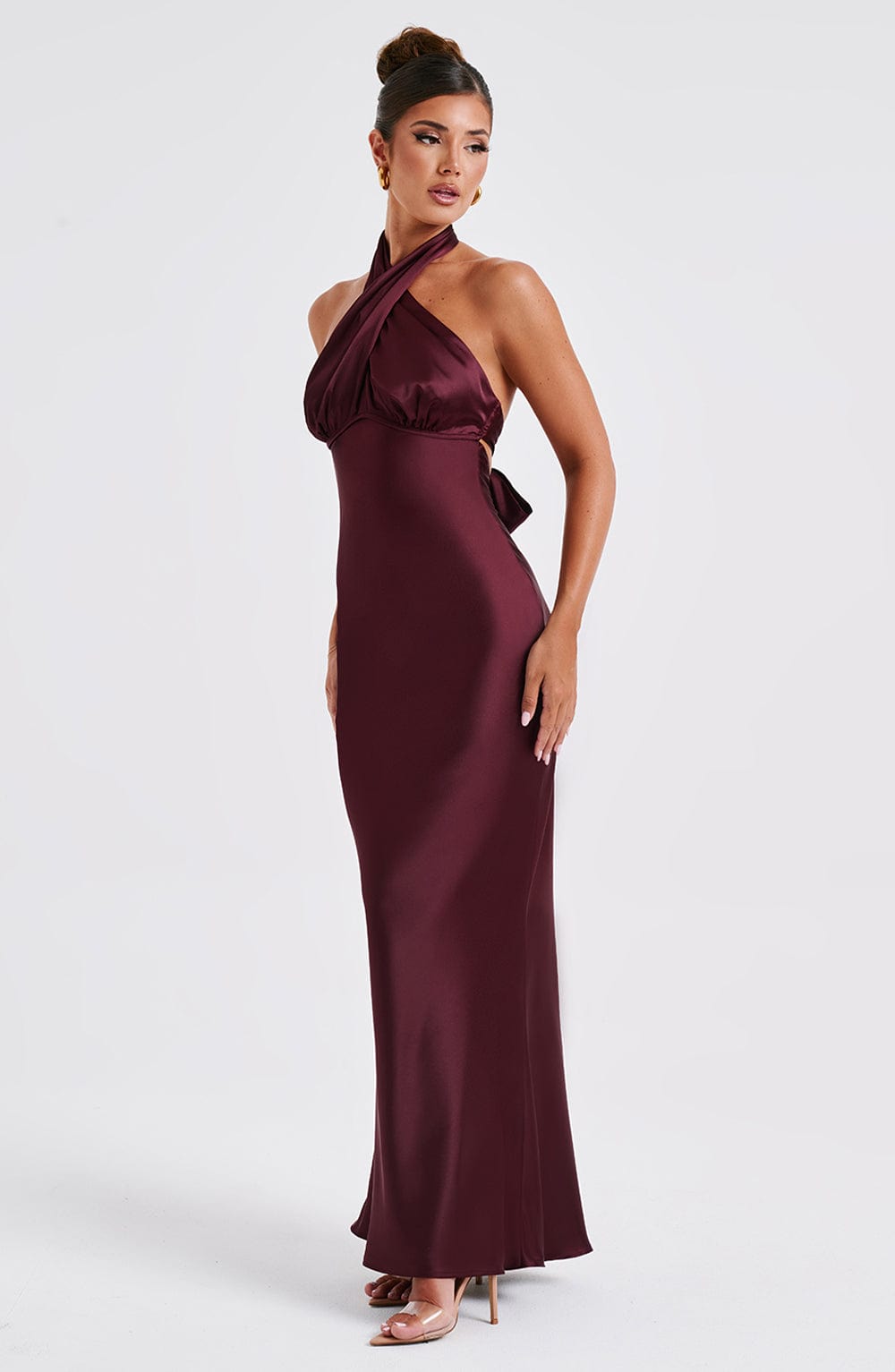Vestido Maxi Dimitra - Burdeos