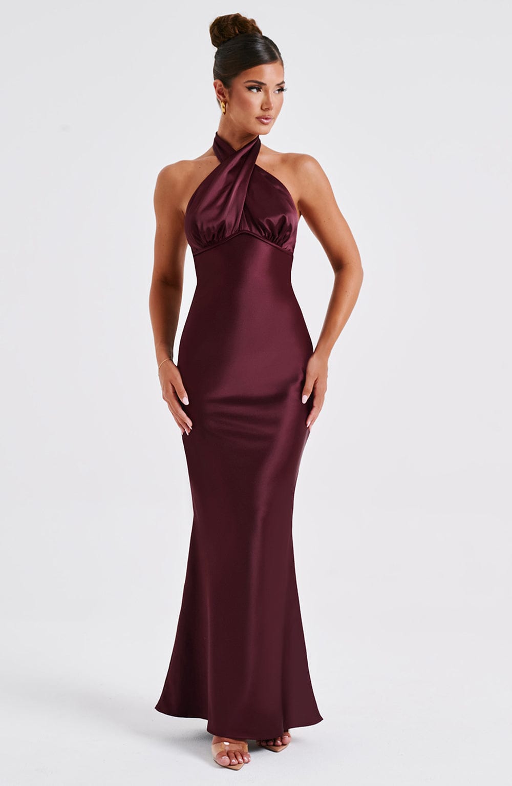 Vestido Maxi Dimitra - Burdeos