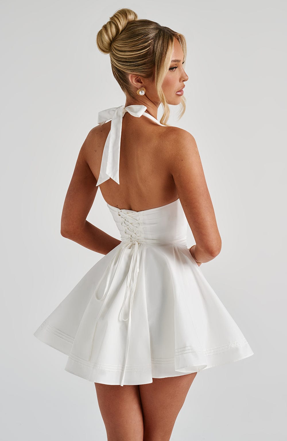 Vestido Mini Doris - Marfil