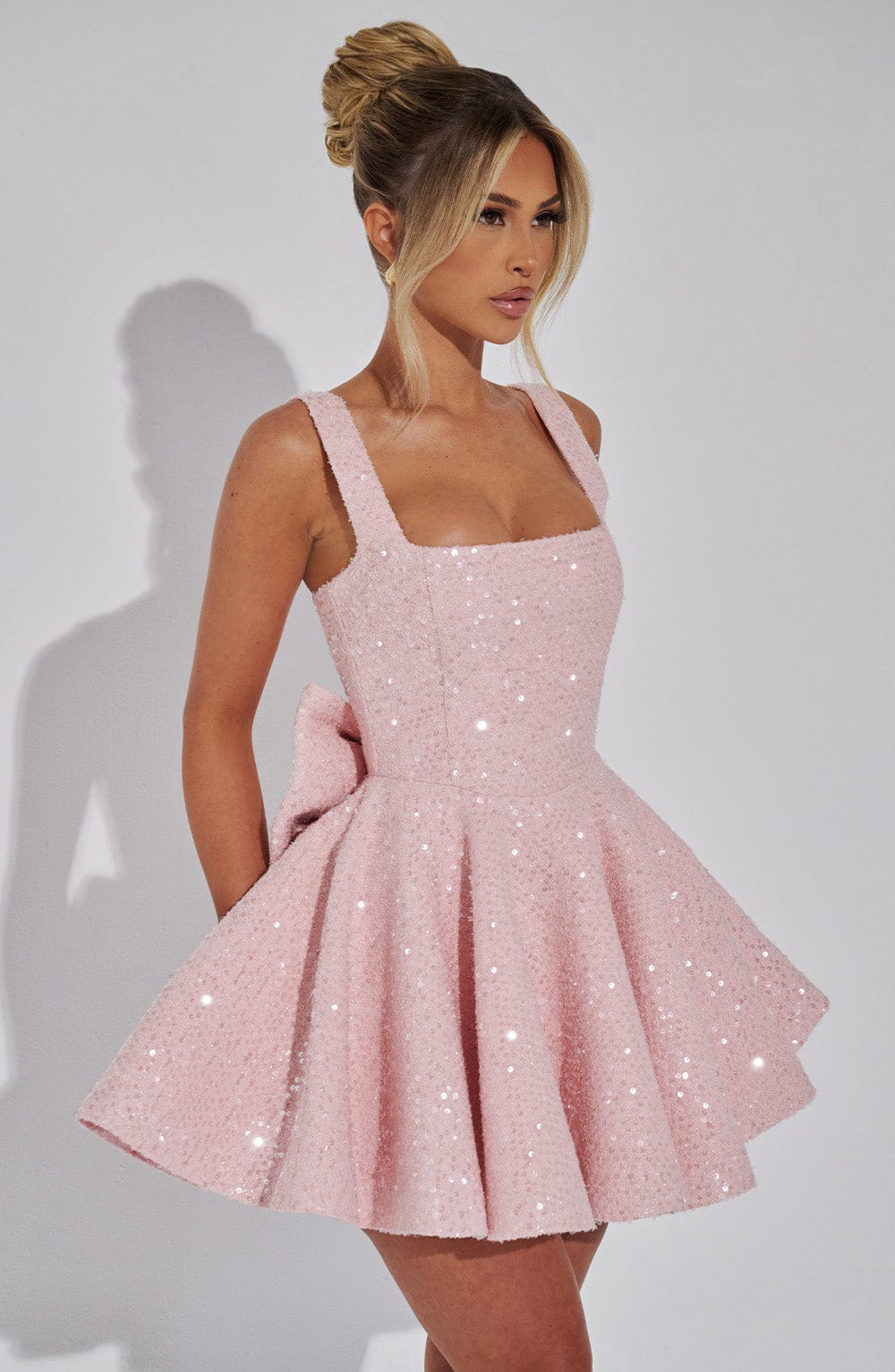 Vestido Mini Dorothy - Rosa Claro