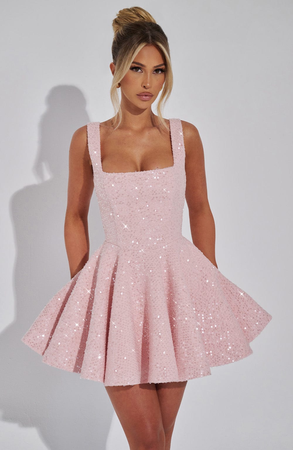 Vestido Mini Dorothy - Rosa Claro