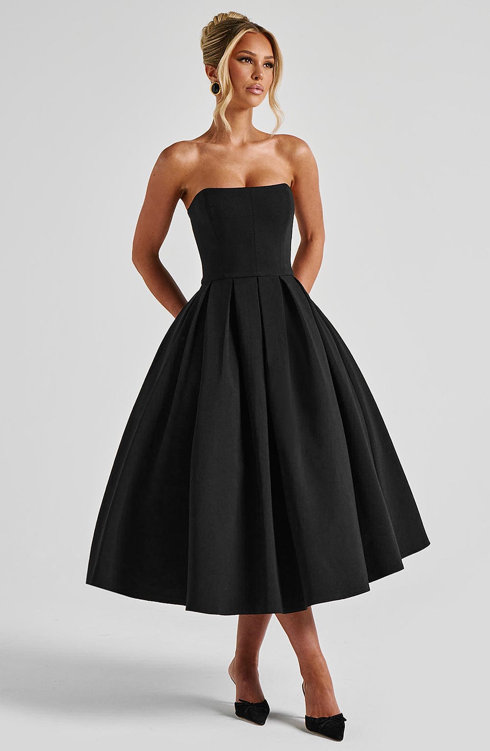 Vestido Midi Edith - Negro