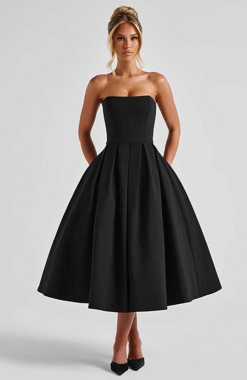 Vestido Midi Edith - Negro