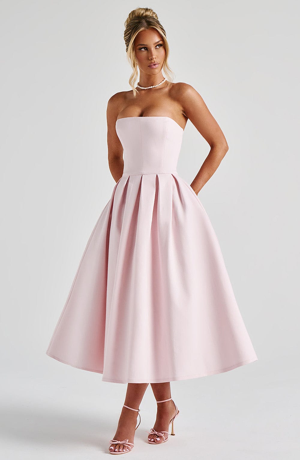 Vestido Midi Edith - Rosa