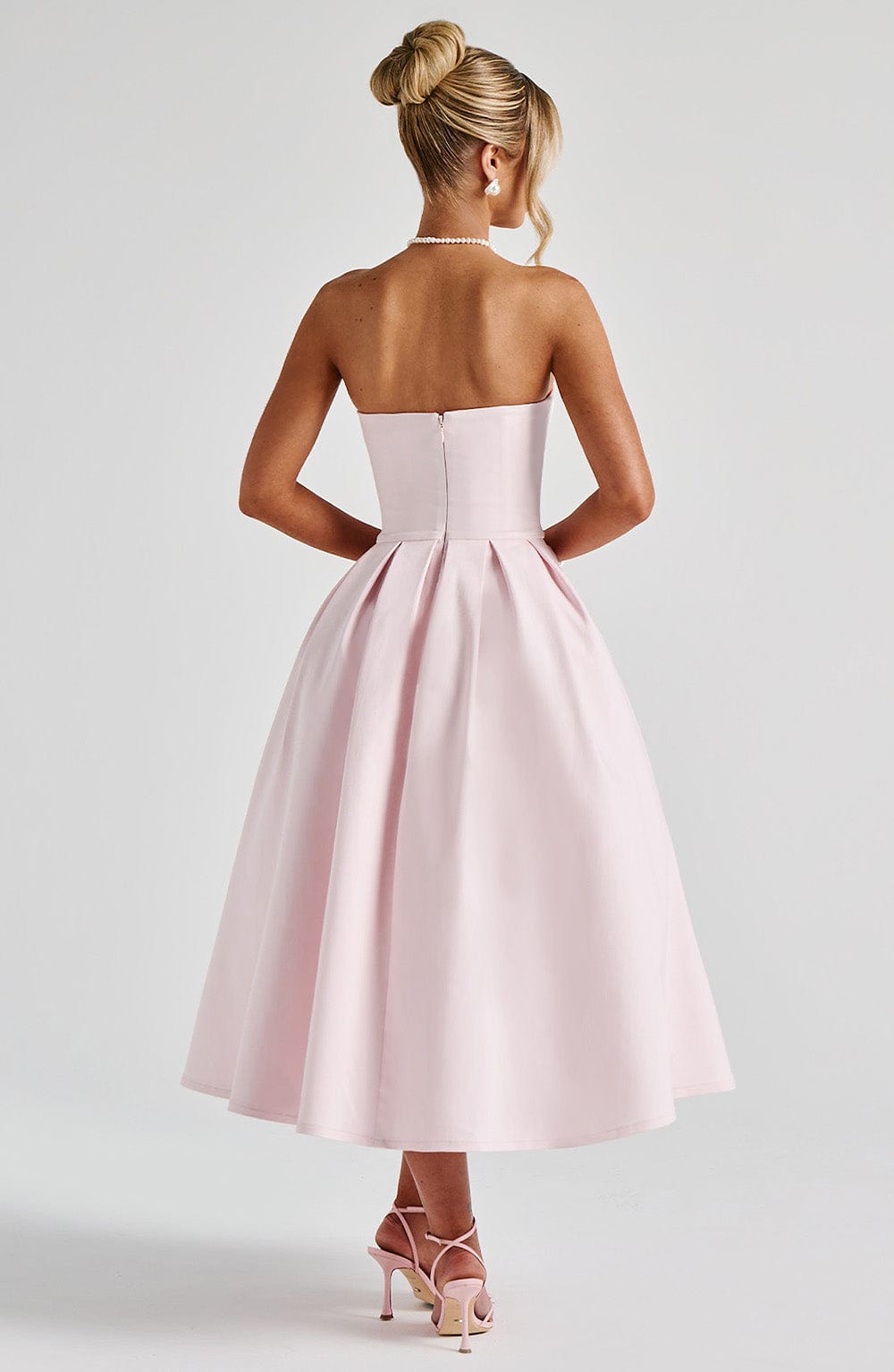 Vestido Midi Edith - Rosa