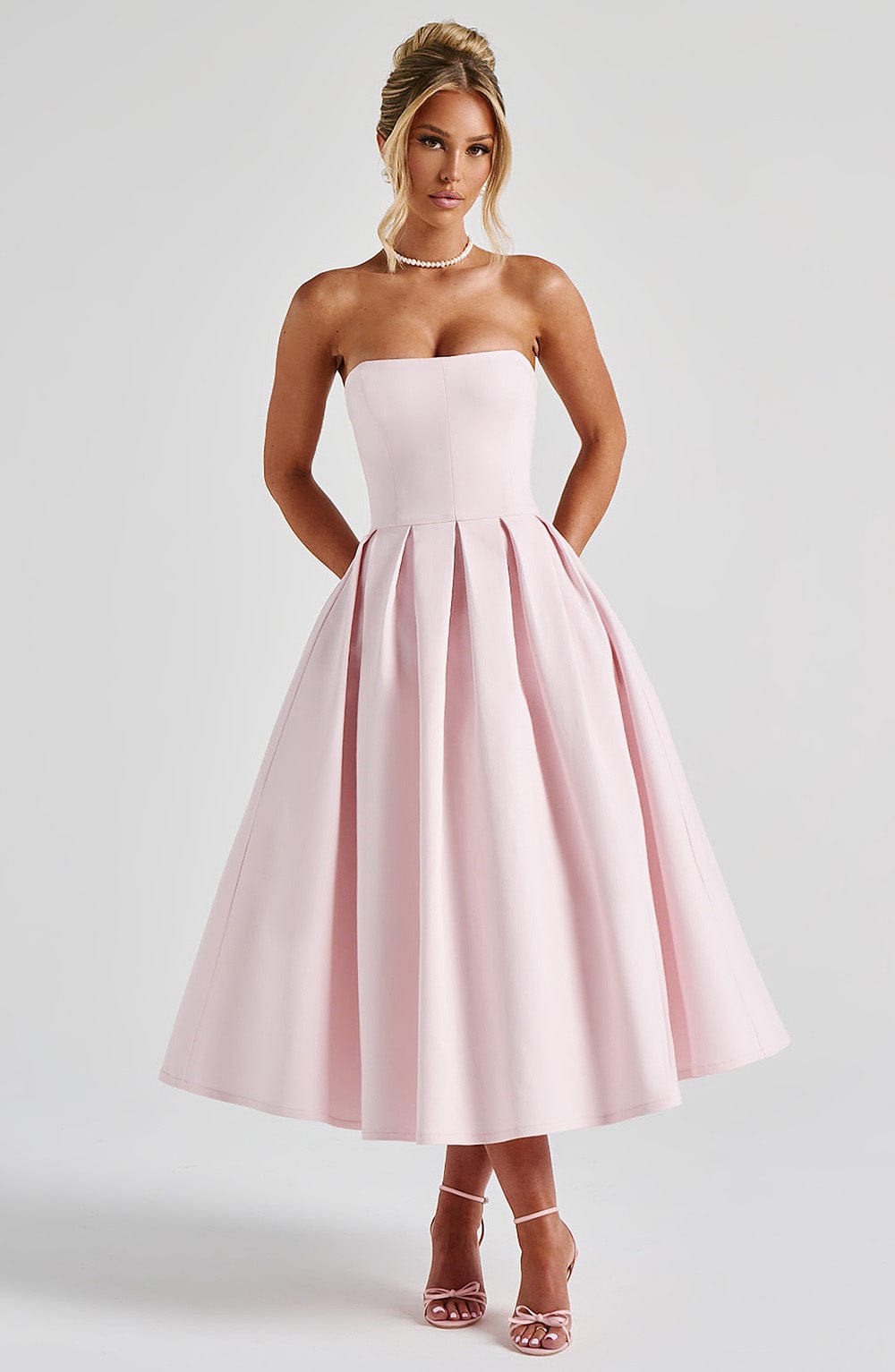 Vestido Midi Edith - Rosa