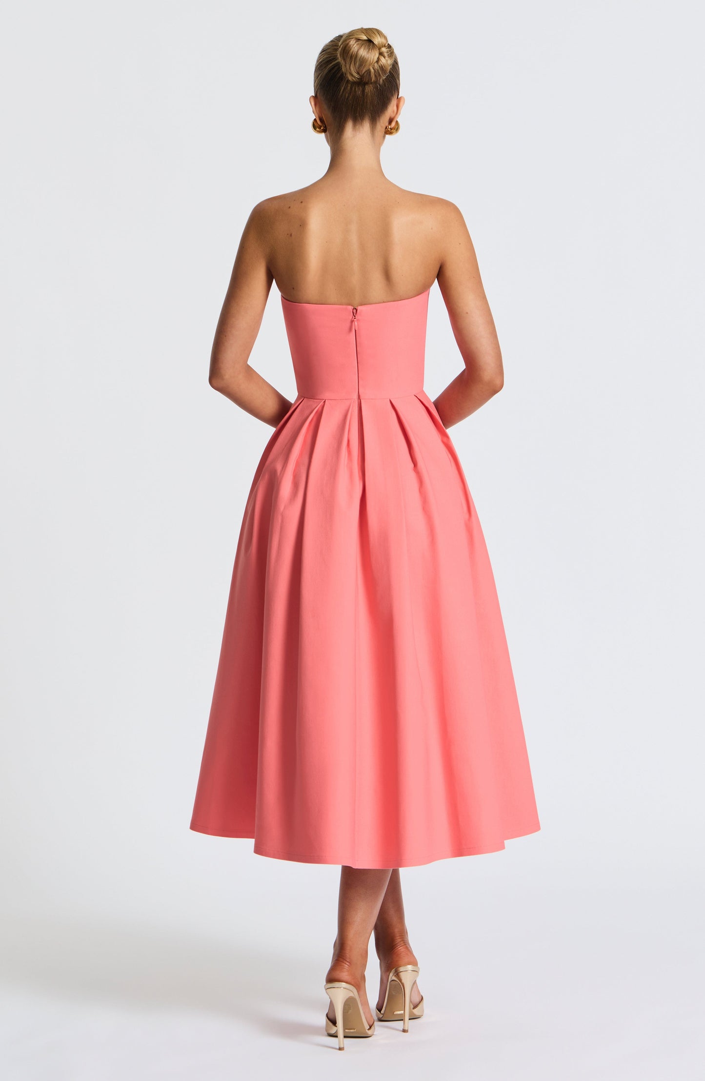Vestido Midi Edith - Rosa Coral