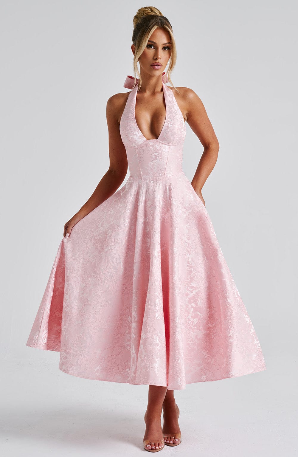 Vestido Midi Effie - Rosa Claro