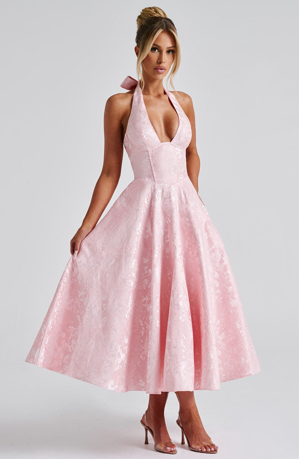 Vestido Midi Effie - Rosa Claro