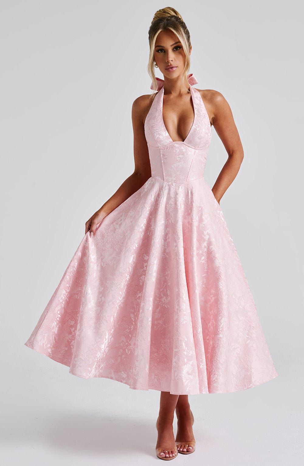 Vestido Midi Effie - Rosa Claro