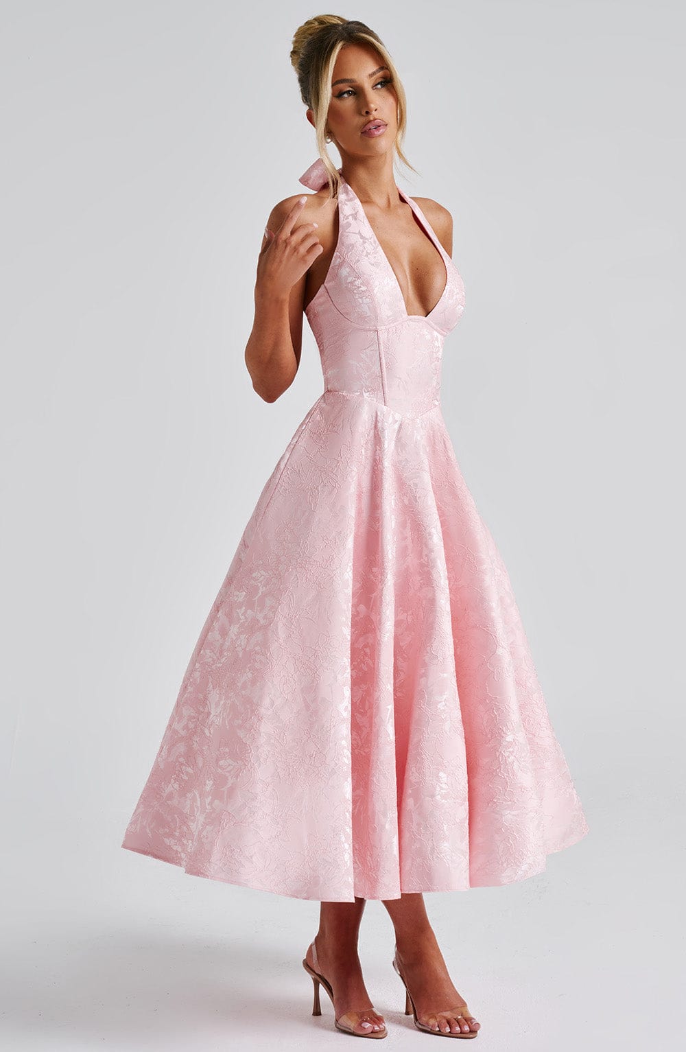 Vestido Midi Effie - Rosa Claro