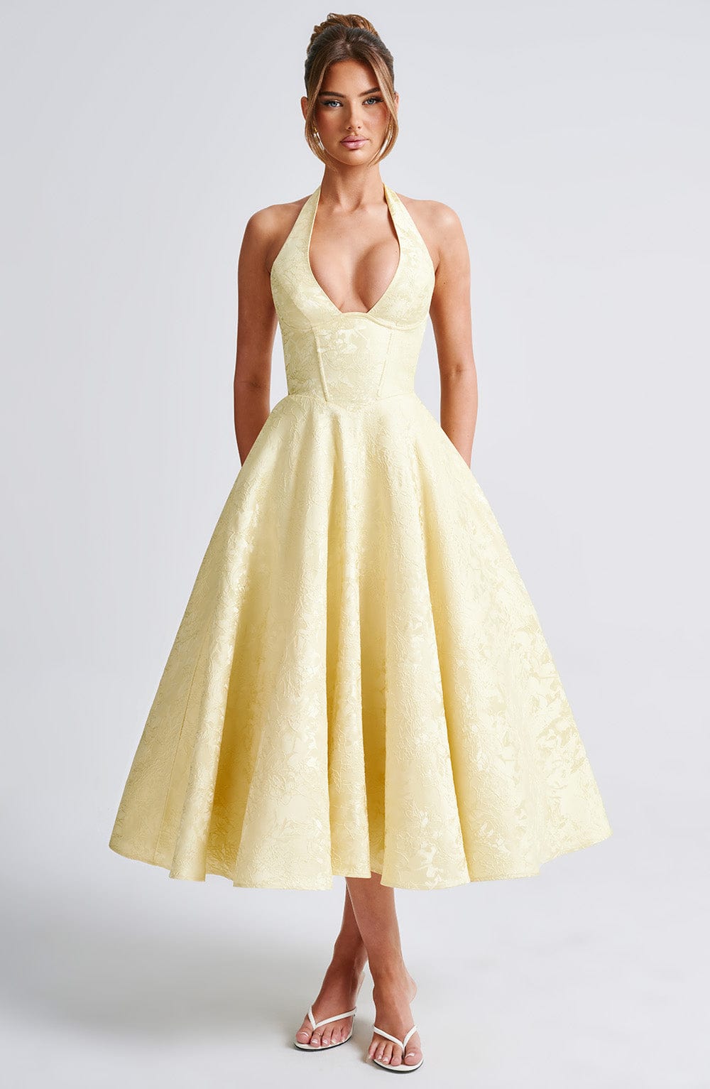 Vestido Midi Effie - Limón