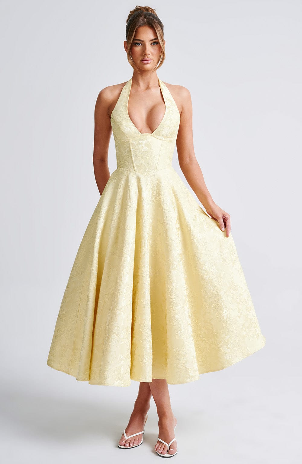 Vestido Midi Effie - Limón