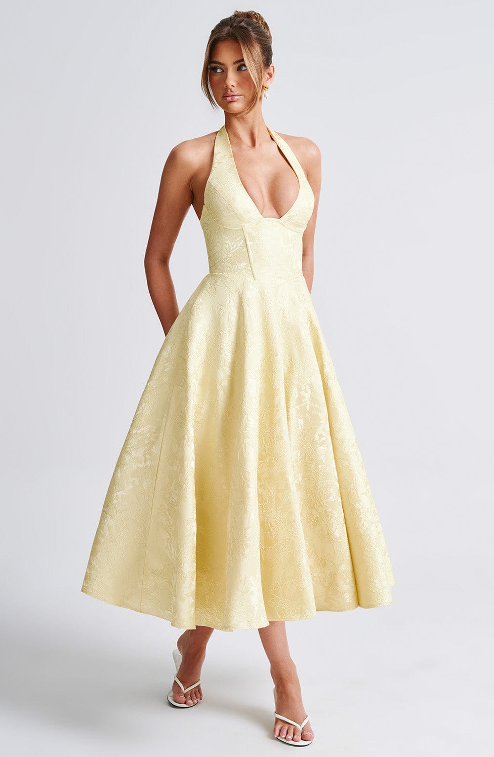 Vestido Midi Effie - Limón