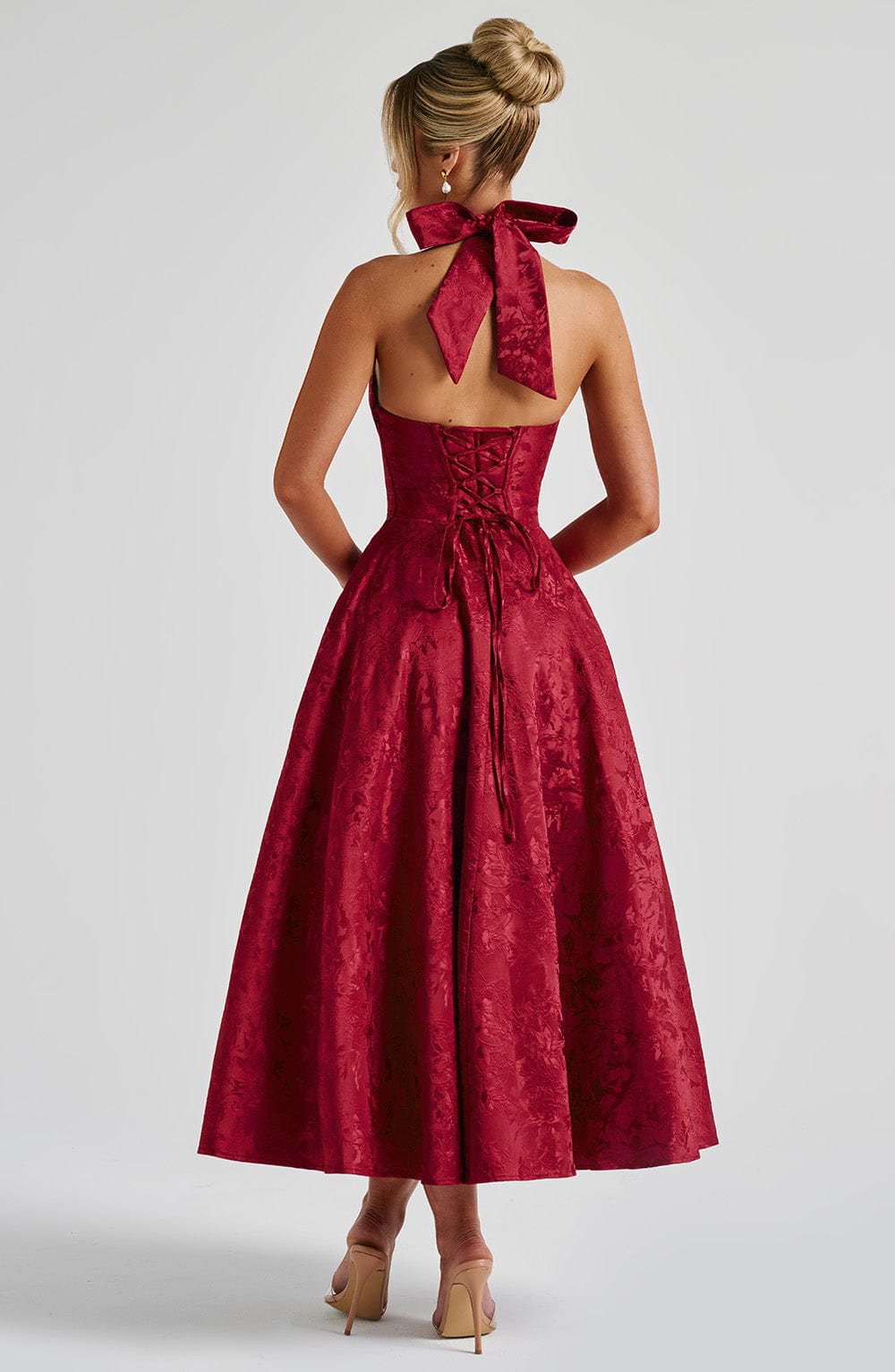 Vestido Midi Effie - Rojo