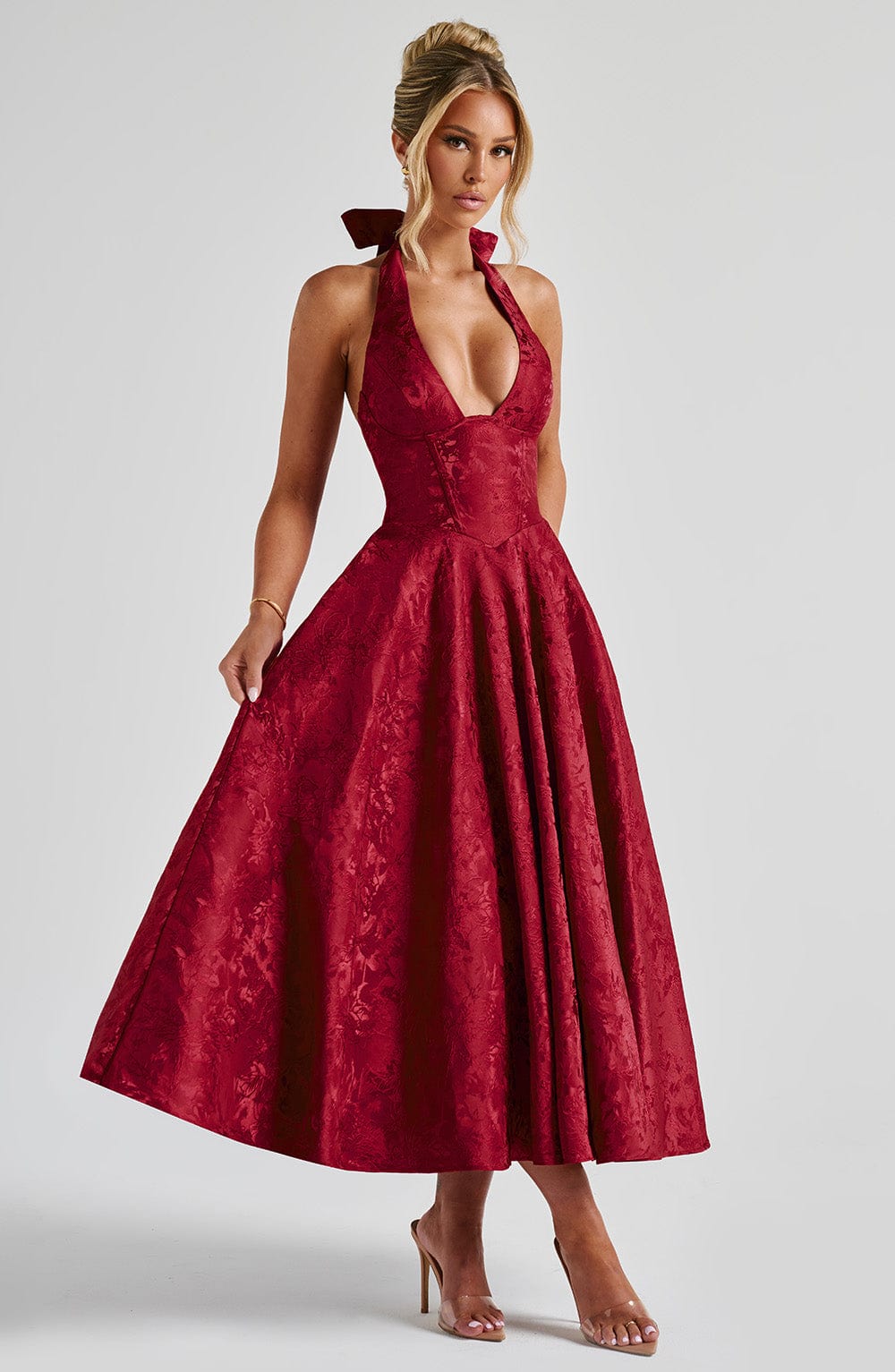 Vestido Midi Effie - Rojo