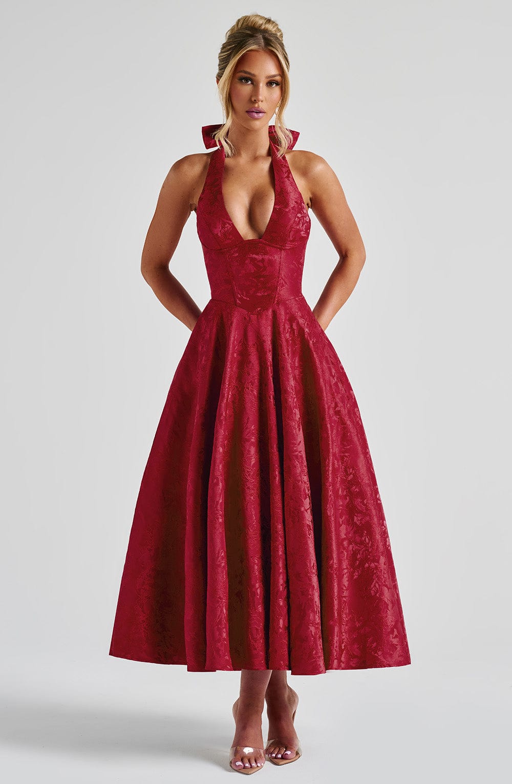 Vestido Midi Effie - Rojo