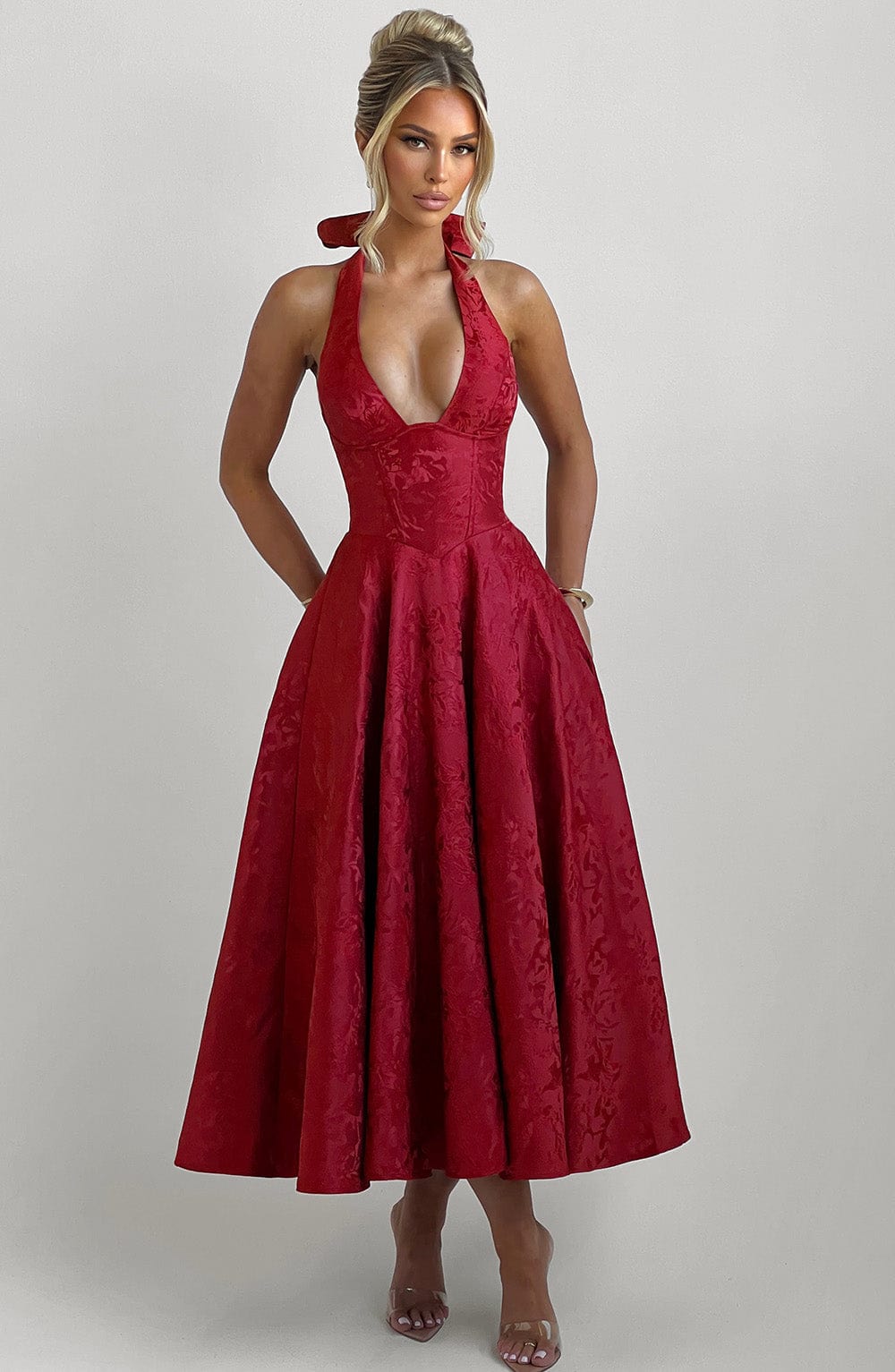 Vestido Midi Effie - Rojo