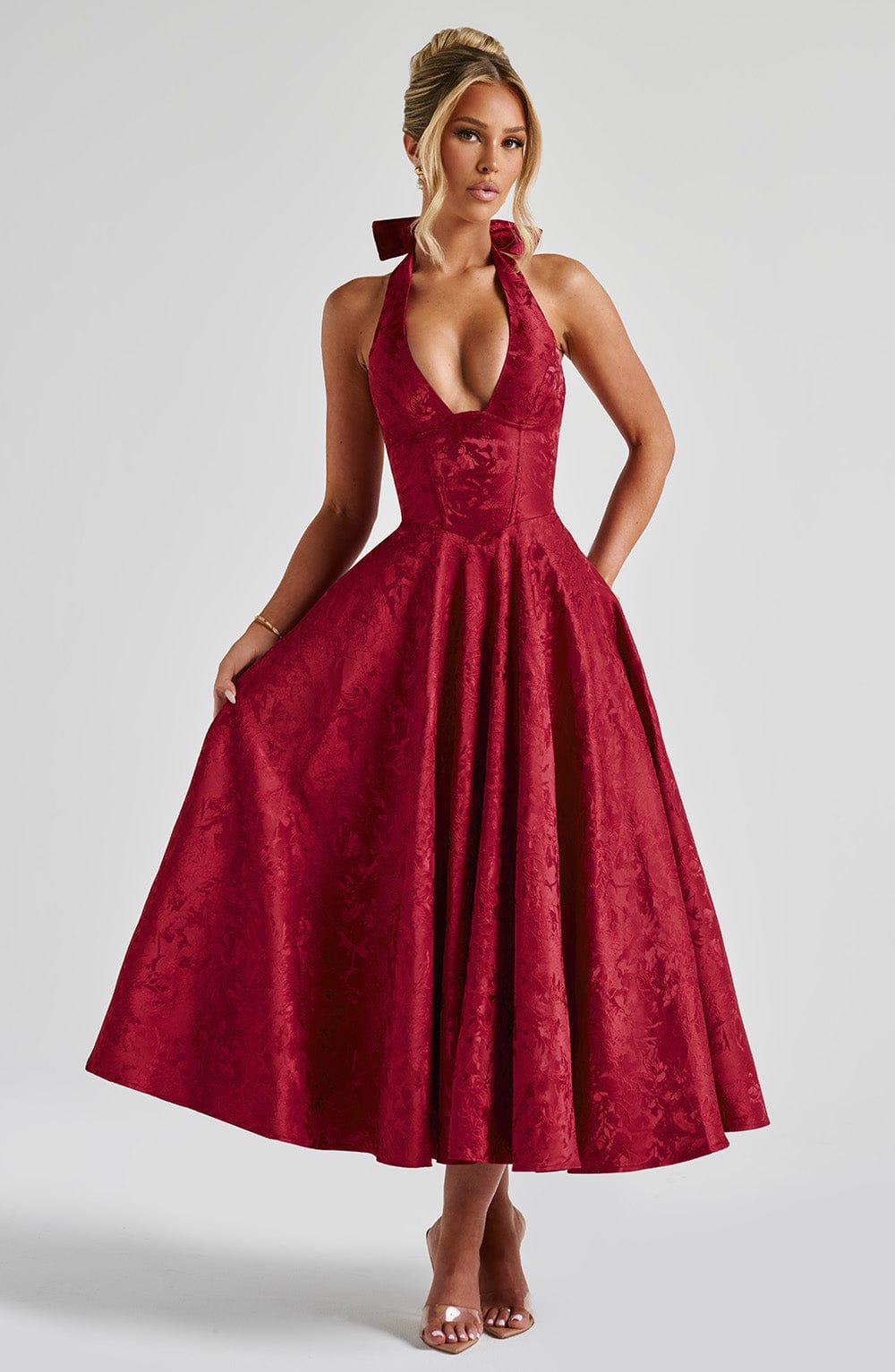 Vestido Midi Effie - Rojo