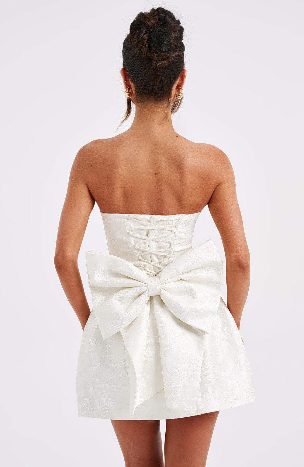 Vestido Mini Elenora - Marfil