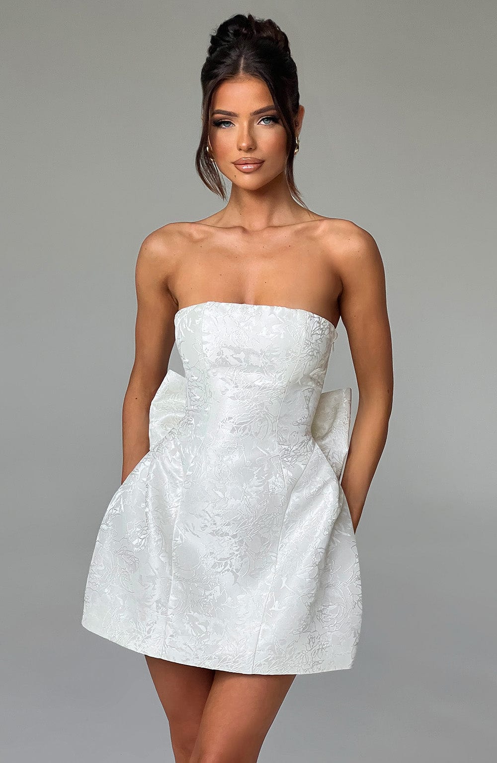 Vestido Mini Elenora - Marfil