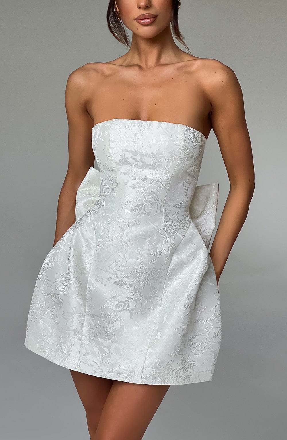 Vestido Mini Elenora - Marfil