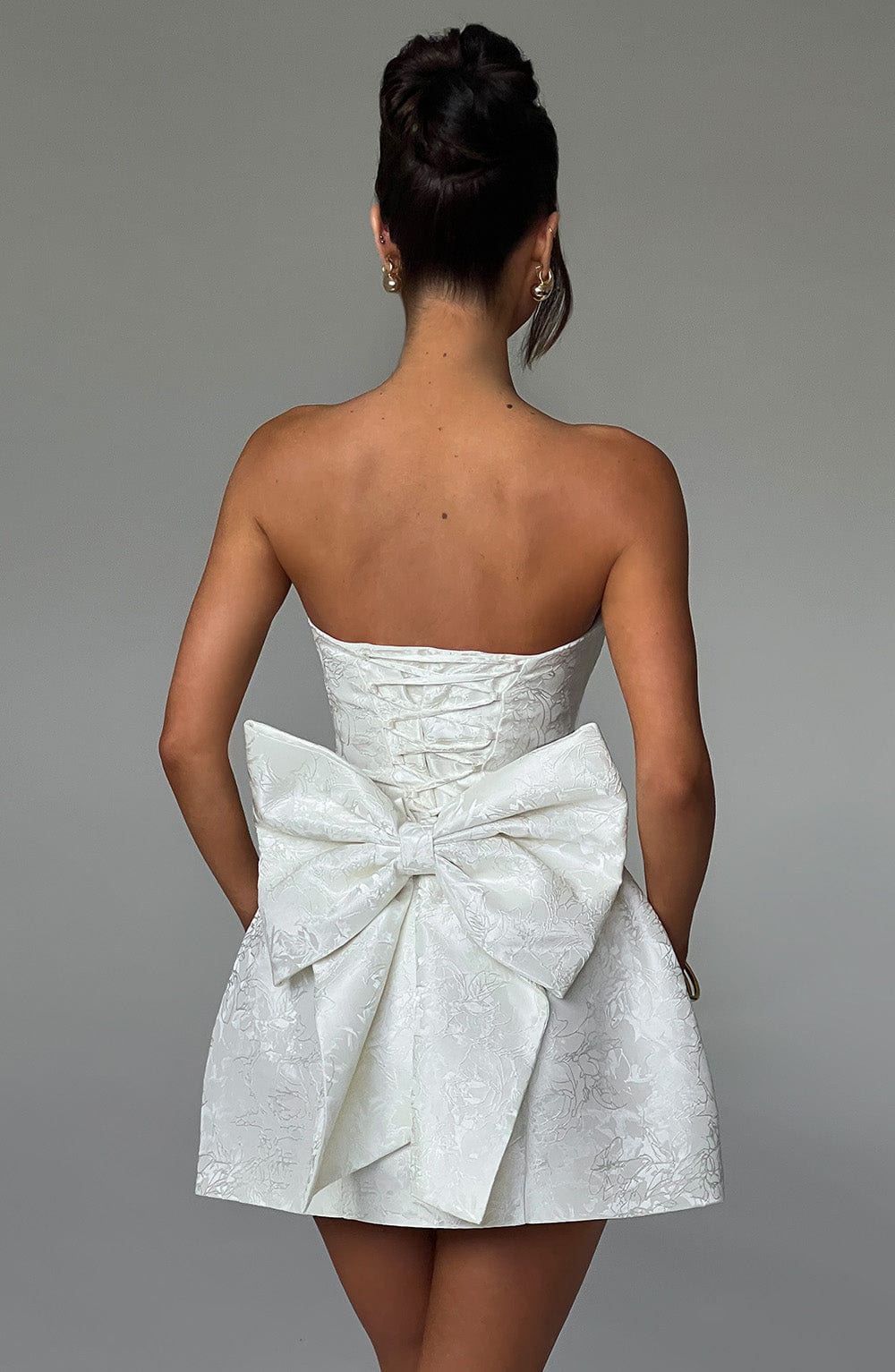 Vestido Mini Elenora - Marfil