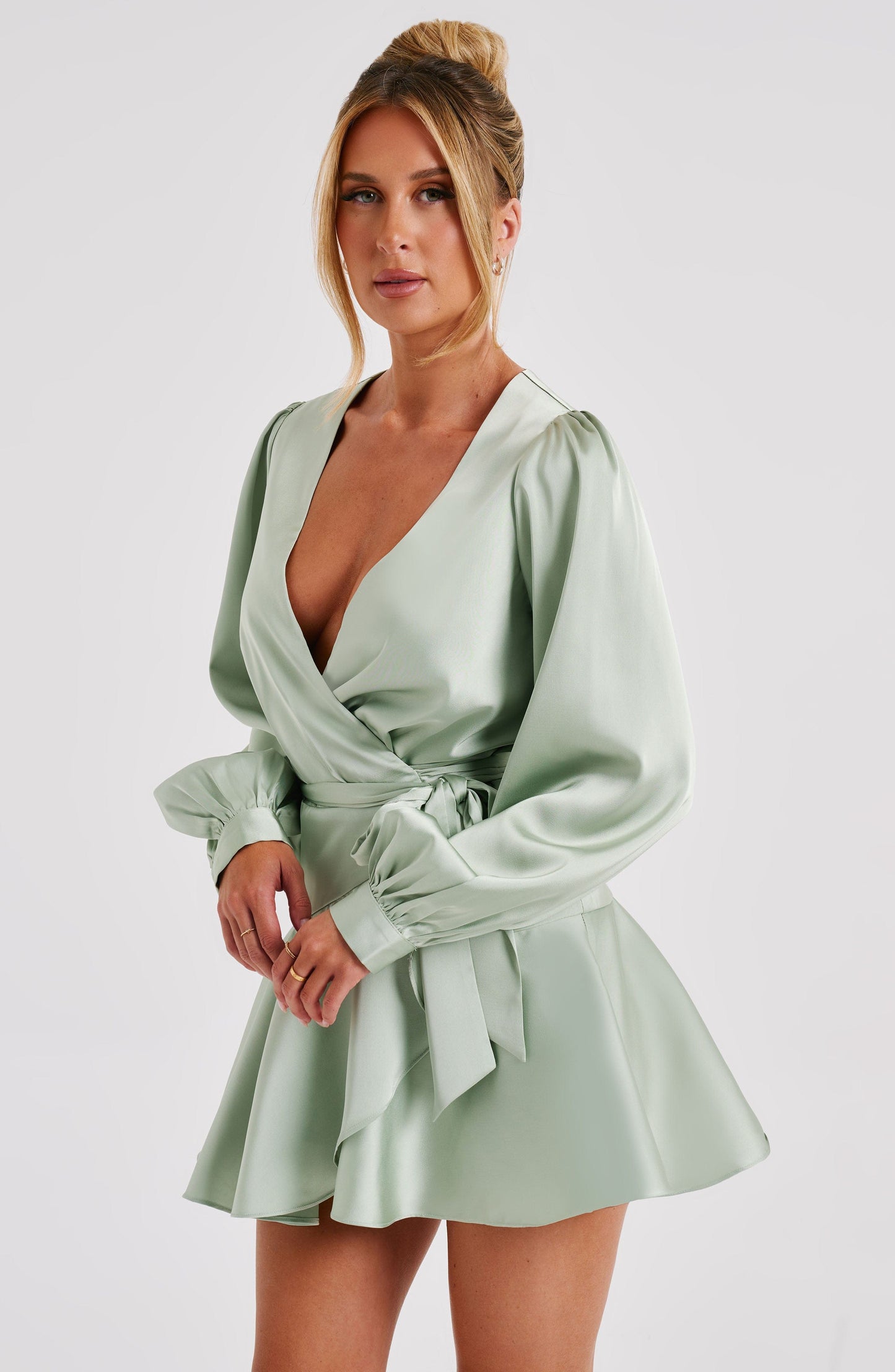 Vestido Mini Ellis - Salvia