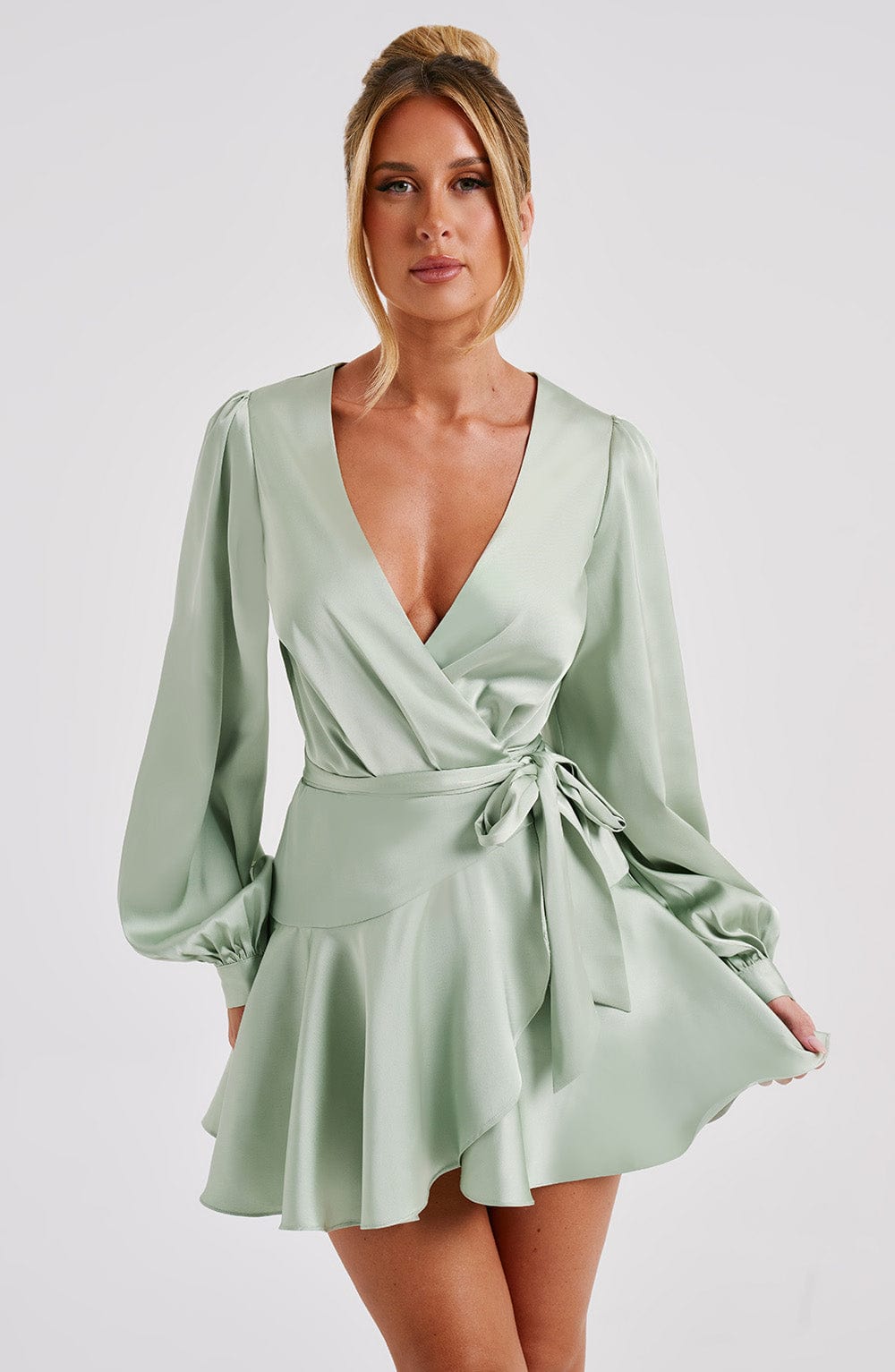 Vestido Mini Ellis - Salvia