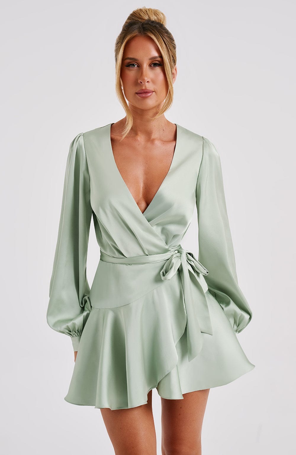 Vestido Mini Ellis - Salvia