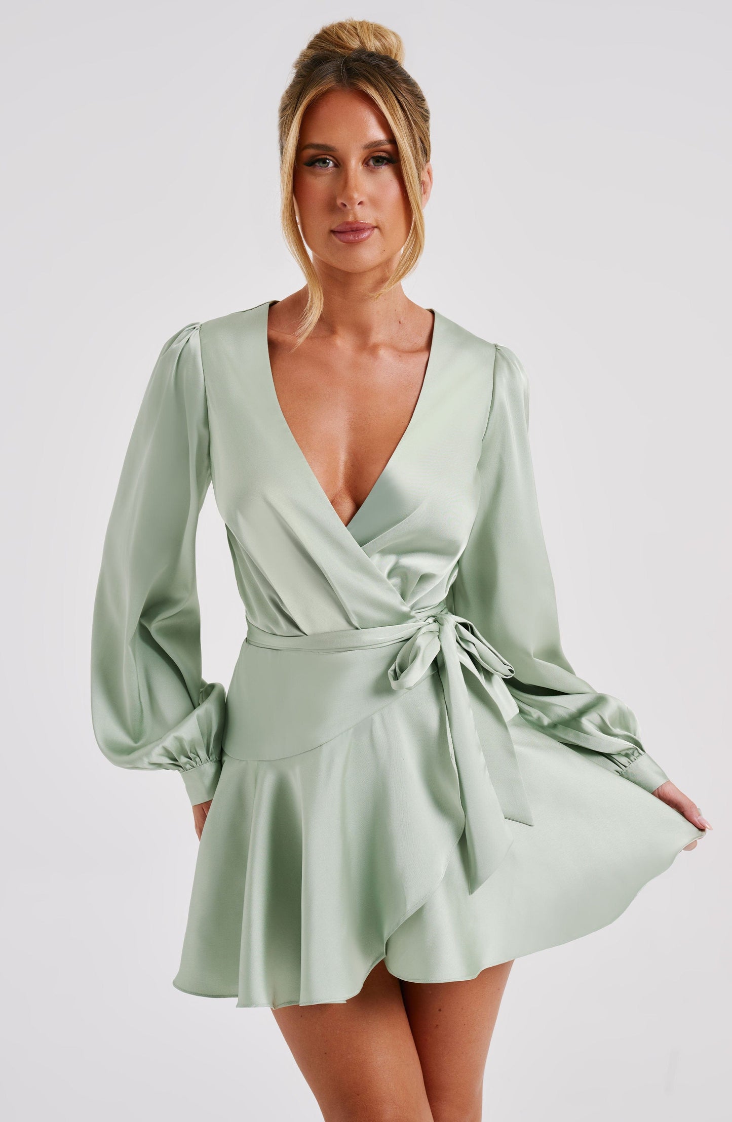 Vestido Mini Ellis - Salvia