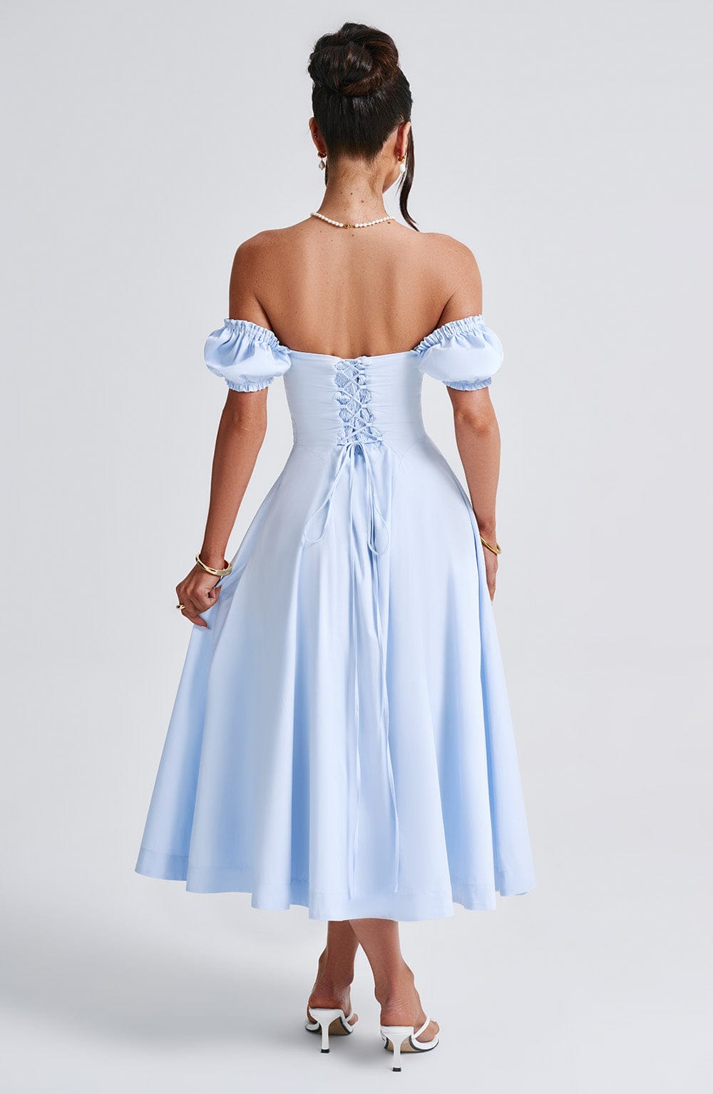 Vestido Midi Elora - Azul