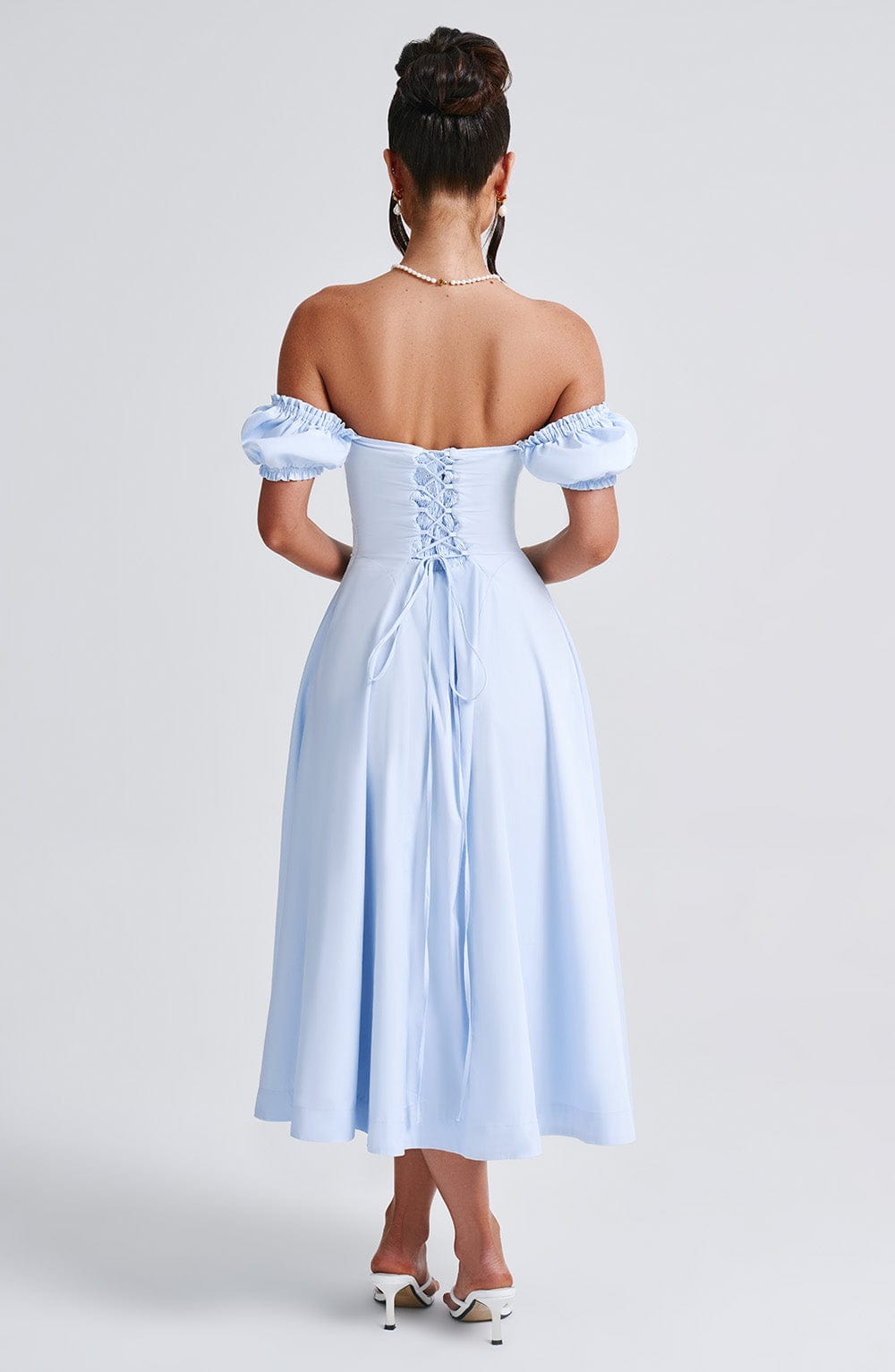 Vestido Midi Elora - Azul