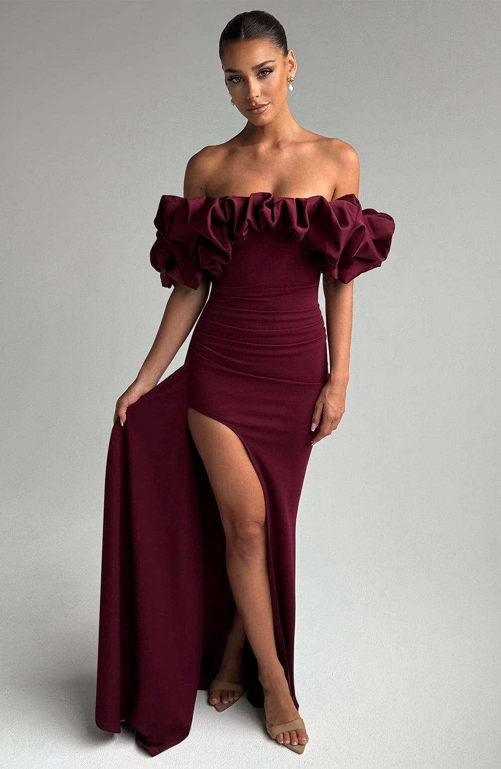 Vestido Maxi Elsie - Laca Cherry
