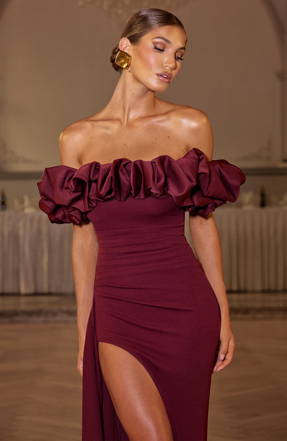 Vestido Maxi Elsie - Laca Cherry