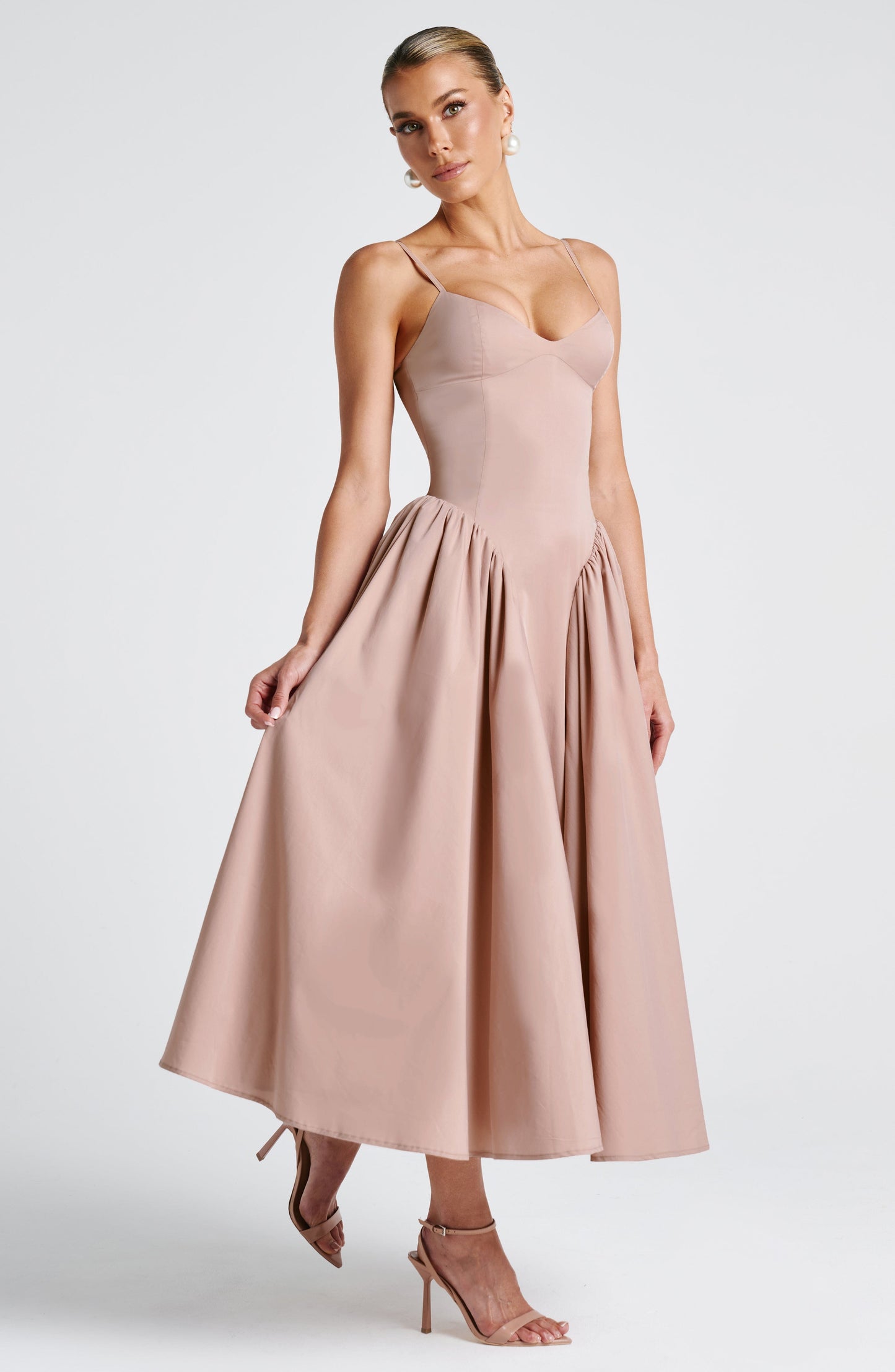 Vestido Midi Emerson - Arcilla
