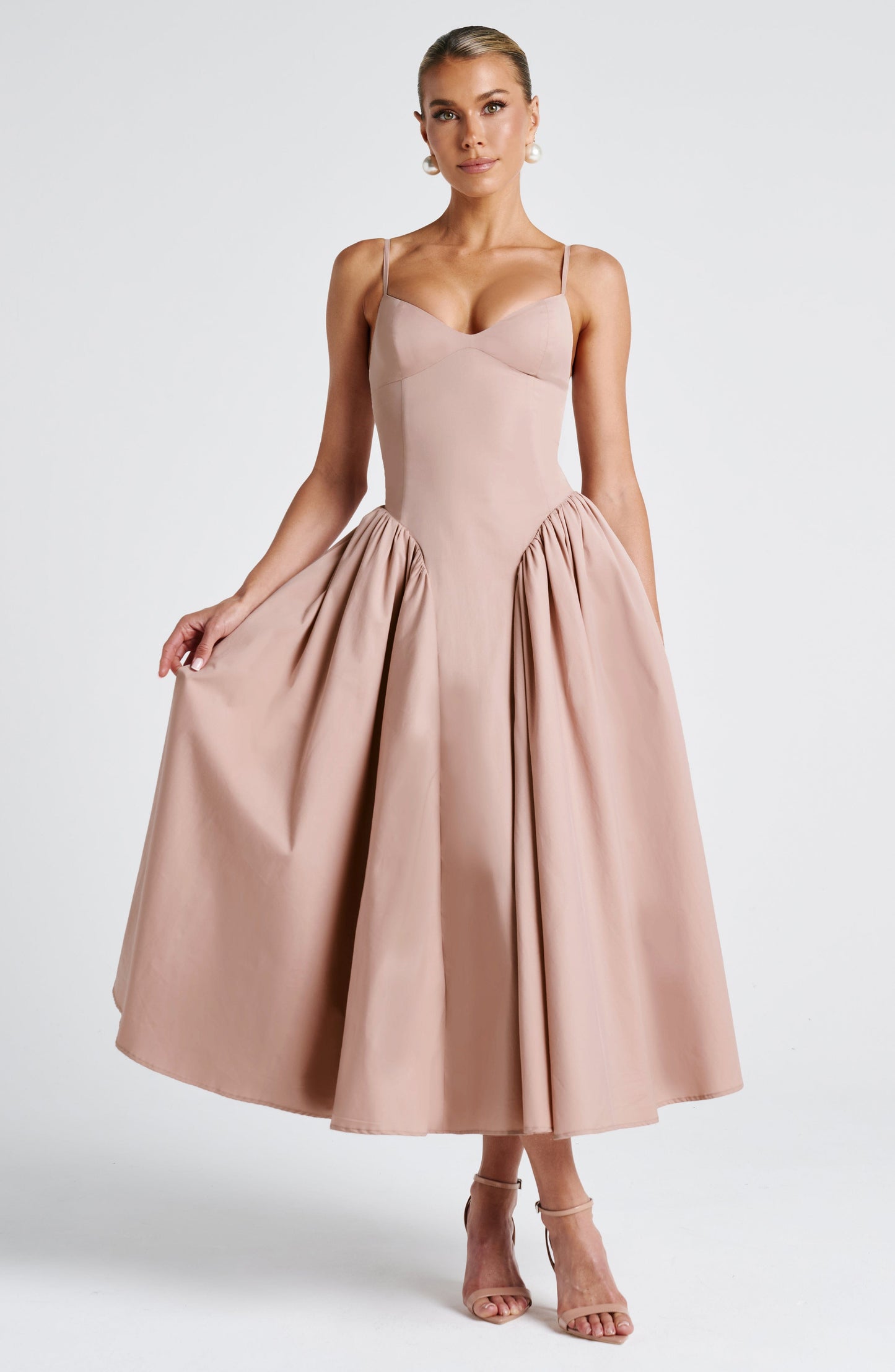 Vestido Midi Emerson - Arcilla