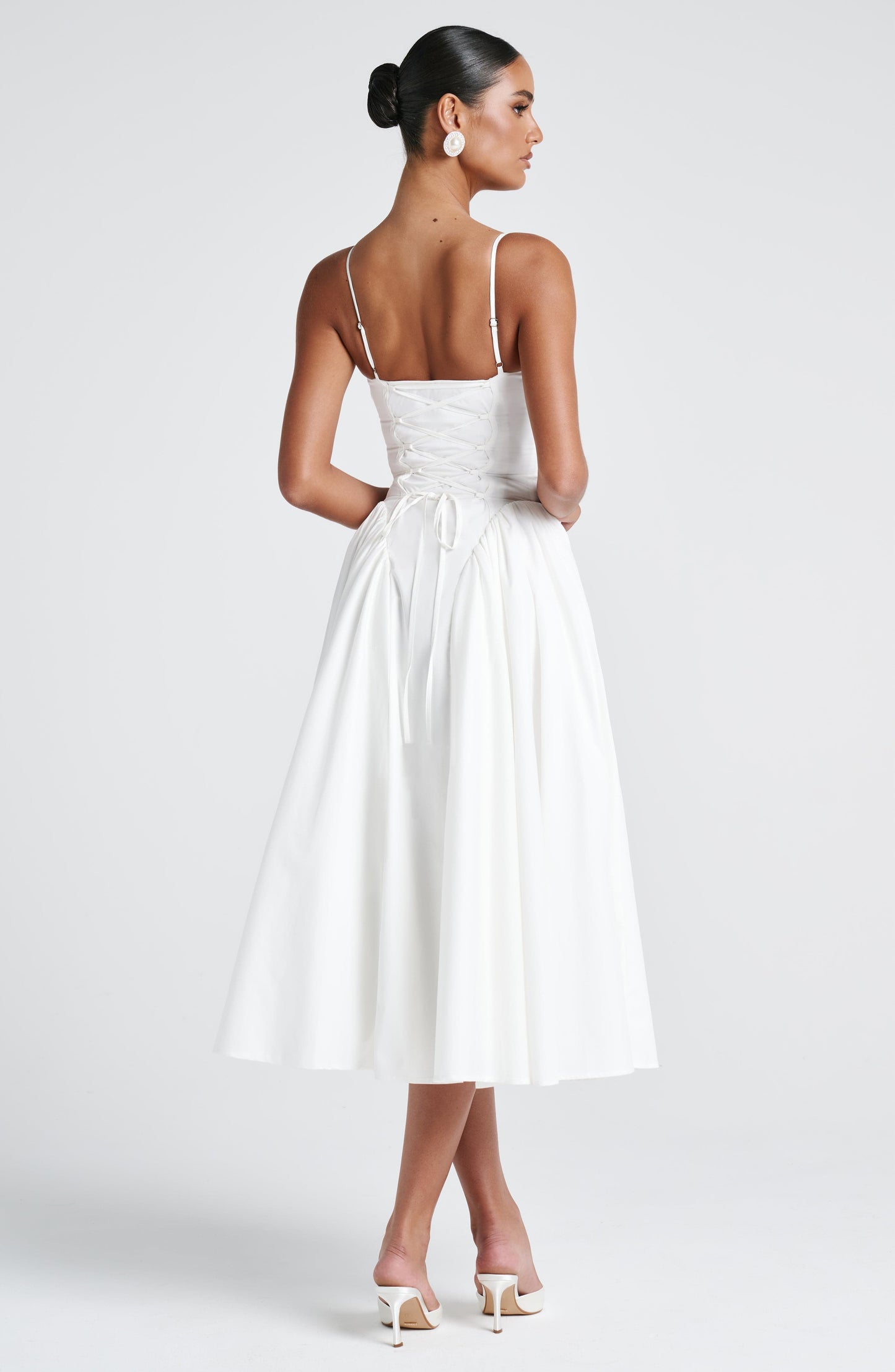 Vestido Midi Emerson - Marfil
