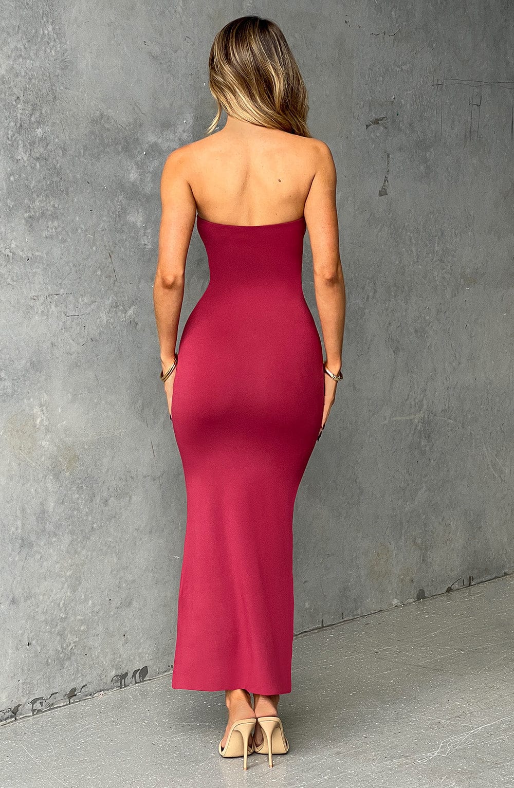 Vestido Midi Emery - Cereza