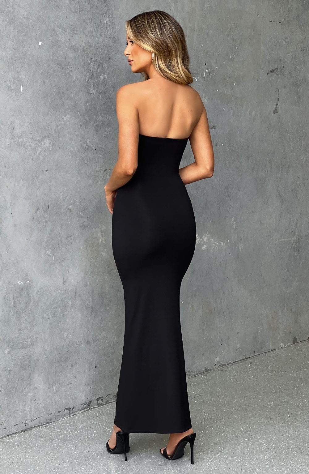 Vestido Midi Emery - Negro Azabache