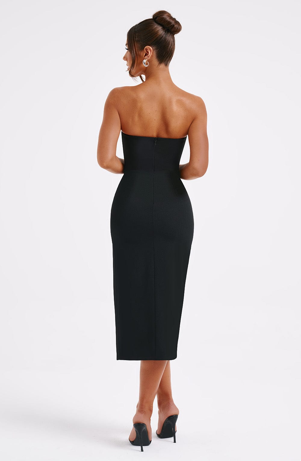 Vestido Midi Emmaline - Negro