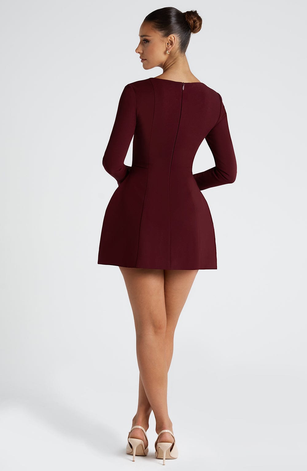 Vestido Mini Esme - Laca de Cereza